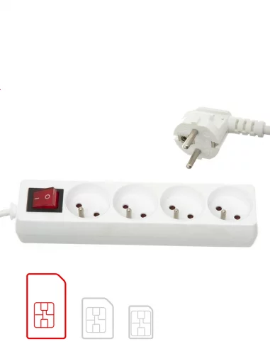 Micro GSM multiprise 4 prises -... Micro GSM multiprise 4 prises -...